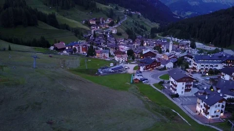 Arabba resort at the evening 動画素材 84666084