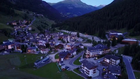 Arabba resort at the evening 動画素材 84666096