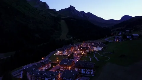 Arabba resort at the evening 動画素材 84666155