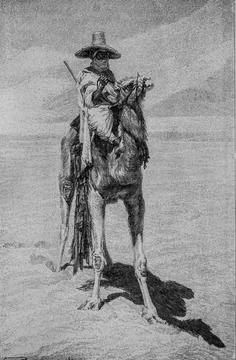 Arabe nomade, la conquete de l'afrique par paul gaffarel,edition hachette 189 Stock Illustration