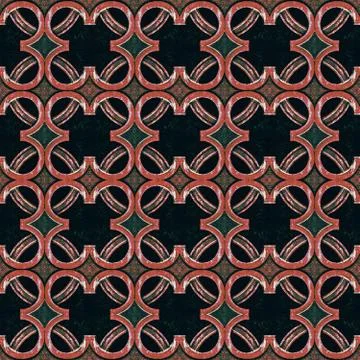 Arabesque Abstract Pattern 스톡 일러스트