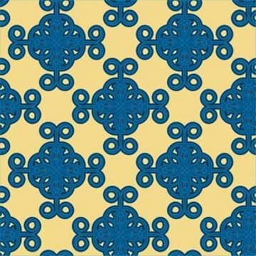 Arabesque decor. Seamless pattern vector 스톡 일러스트