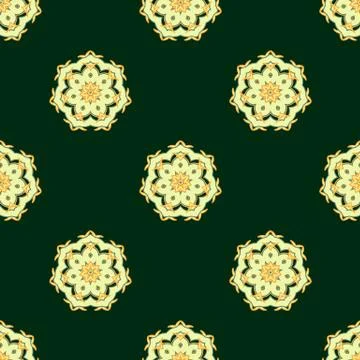 Arabesque decor. Seamless pattern vector Stock Illustration