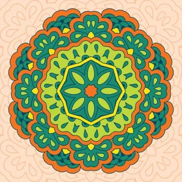 Arabesque. Decorative element. Stock Illustration