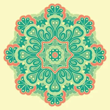 Arabesque. Decorative element. Stock Illustration