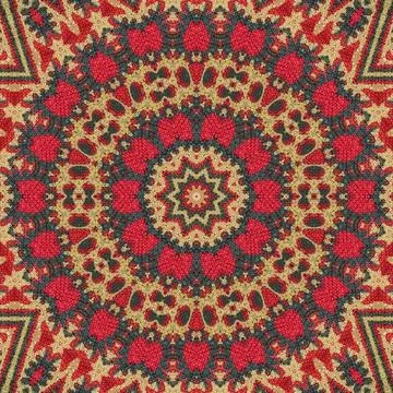Arabesque ethnic texture for rug, carpet, fabric printing Stock Illustration