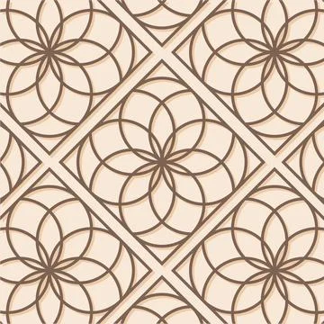 Arabesque. Floral pattern background 스톡 일러스트