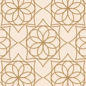 Arabesque. Floral pattern background 스톡 일러스트