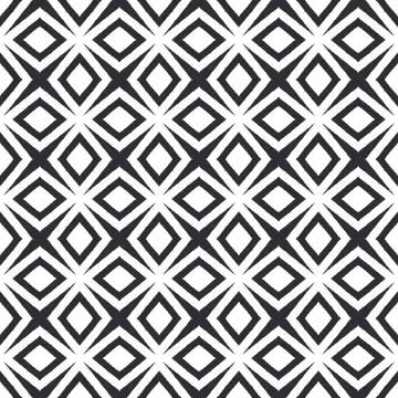 Arabesque hand drawn pattern. Black symmetrical 스톡 일러스트