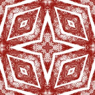 Arabesque hand drawn pattern. Wine red 스톡 일러스트