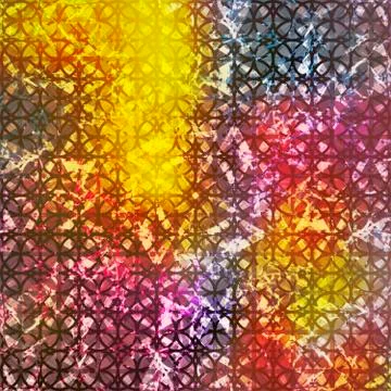 Arabesque linear pattern background Stock Illustration