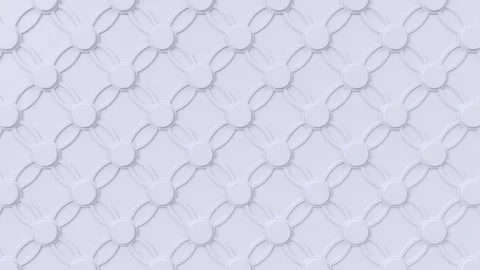 Arabesque looping geometric pattern. White islamic 3d motif. Stock Footage 116744370