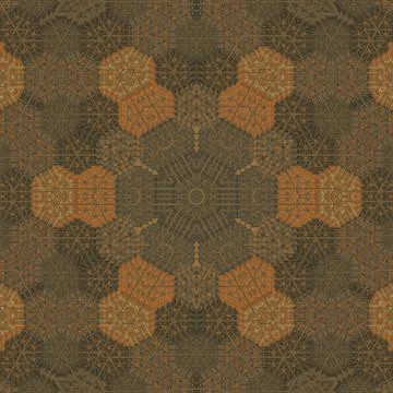 Arabesque motif patterns for interior decoration fashion Illustration