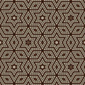 Arabesque motif patterns for interior decoration fashion Stock Illustration