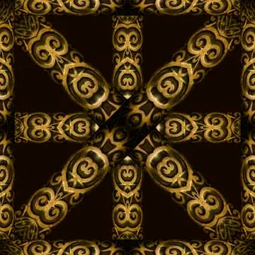 Arabesque ornament pattern 스톡 일러스트