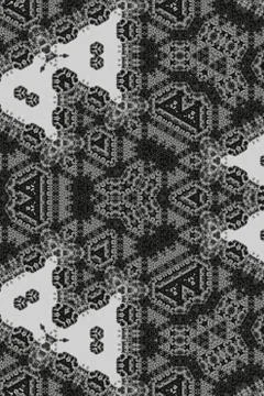 Arabesque pattern with triangle shapes in gray and black Stock Photos