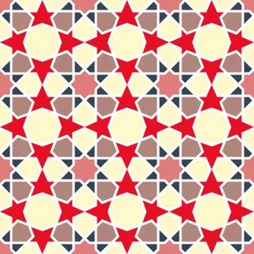 Arabesque pattern. Vector seamless traditional east design Stock Illustration