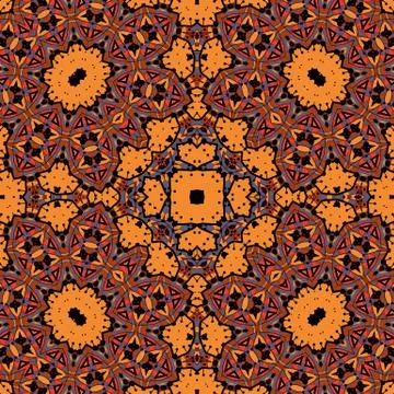 Arabesque seamless pattern. Background vintage flower. Texture royal vector. Stock Illustration