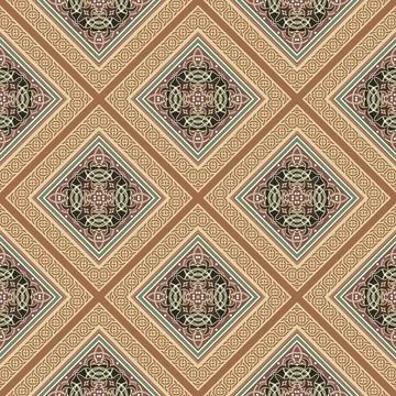 Arabesque seamless pattern. Elegance arabic vector background. Beautiful eleg Illustrazione stock
