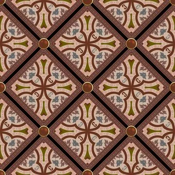 Arabesque seamless pattern. Elegance arabic vector background. Beautiful orna Illustrazione stock