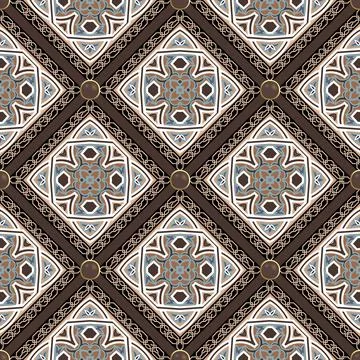 Arabesque seamless pattern. Elegant arabic vector background. Beautiful ornat Illustrazione stock