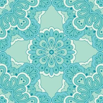 Arabesque seamless pattern. Illustrazione stock