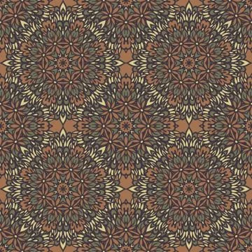 Arabesque seamless pattern. Illustrazione stock