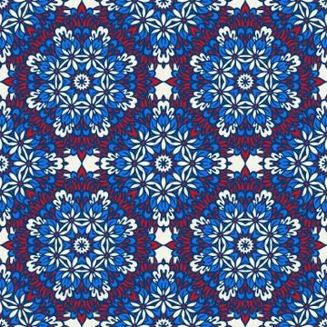 Arabesque seamless pattern. Stock Illustration