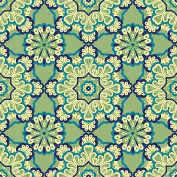 Arabesque seamless pattern. Stock Illustration