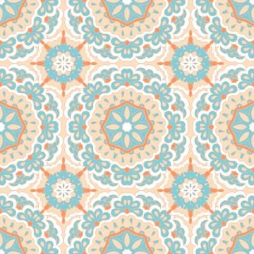 Arabesque seamless pattern. Stock Illustration