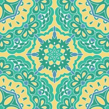Arabesque seamless pattern. Stock Illustration