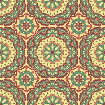 Arabesque seamless pattern. Stock Illustration