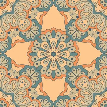 Arabesque seamless pattern. Stock Illustration