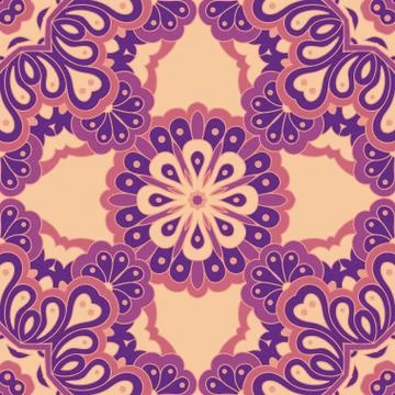 Arabesque seamless pattern. Stock Illustration