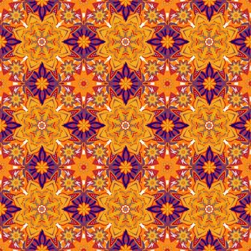 Arabesque seamless pattern. Vector illustration Illustrazione stock