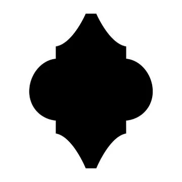 Arabesque tile template. lantern arabesque tile template Stock Illustration