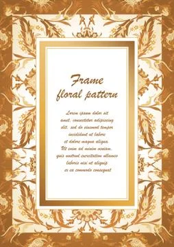 Arabesque vintage decor ornate pattern for design template vecto Stock Illustration