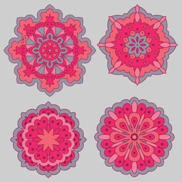 Arabesques. Decorative element. Illustrazione stock