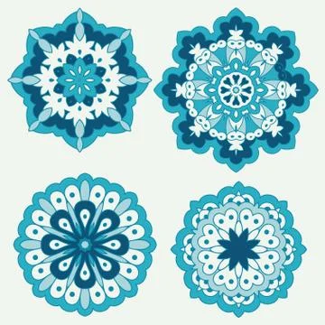 Arabesques. Decorative element. Stock Illustration