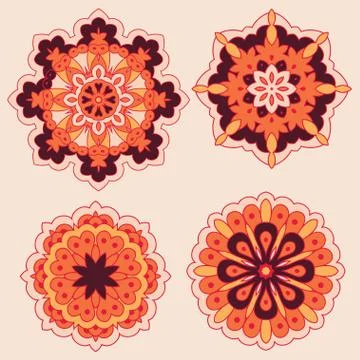 Arabesques. Decorative element. Stock Illustration