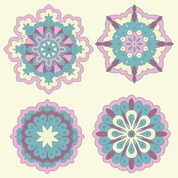 Arabesques. Decorative element. Stock Illustration