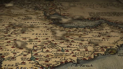 From Arabia to Libya m1003B Stock Footage 1848523