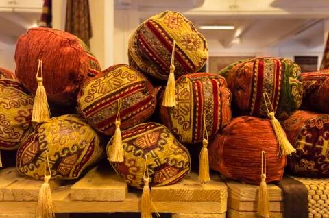 Arabian cushions Stock Photos