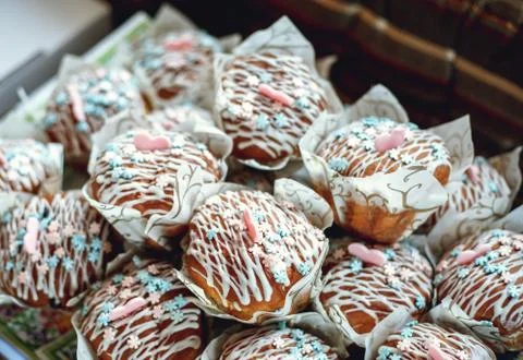 Arabian Eid dates sweets isolated. Oriental sweets  Stock Photos