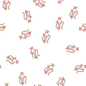 Arabian pot vector seamless pattern Stock Illustration