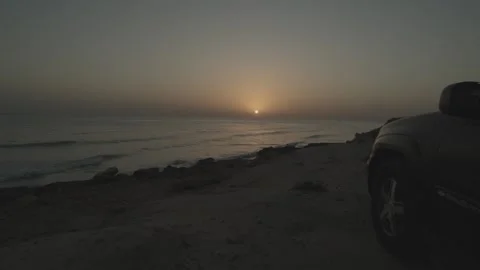 Arabian sea sunset Stock Footage 138266498