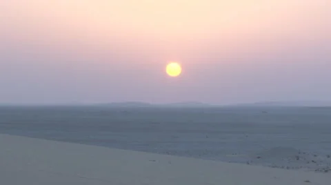 Arabian Sunset 2 Stock Footage 2527854