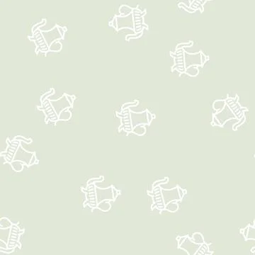 Arabian vessel line vector seamless pattern Stock Illustration
