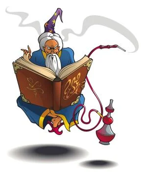 Arabian wizard Stock Illustration