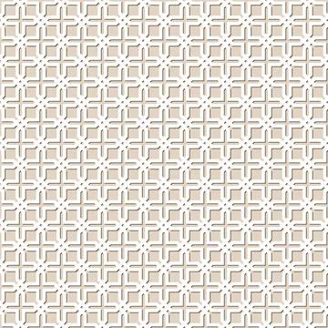 Arabic arabesque seamless pattern with colorful elements. Geometric background Stock Illustration